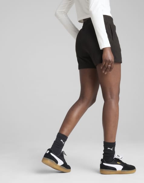 Puma Wardrobe essentials 4" shorts pointelle in puma black - view 1