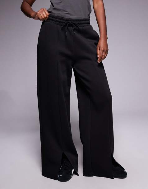 Puma Wardrobe essentials relaxed pants in puma black