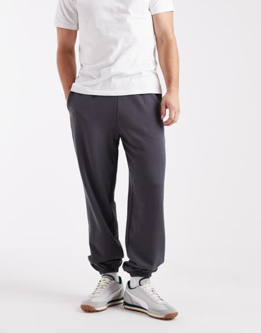 Puma Wardrobe essentials relaxed sweatpants in dusky gray