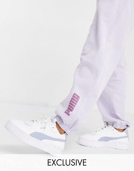 Puma washed jogger in powder lilac - exclusive to ASOS