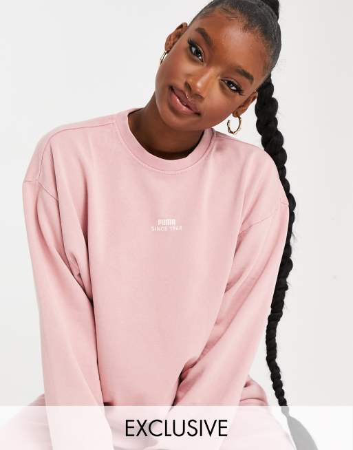 Pink store puma jumper