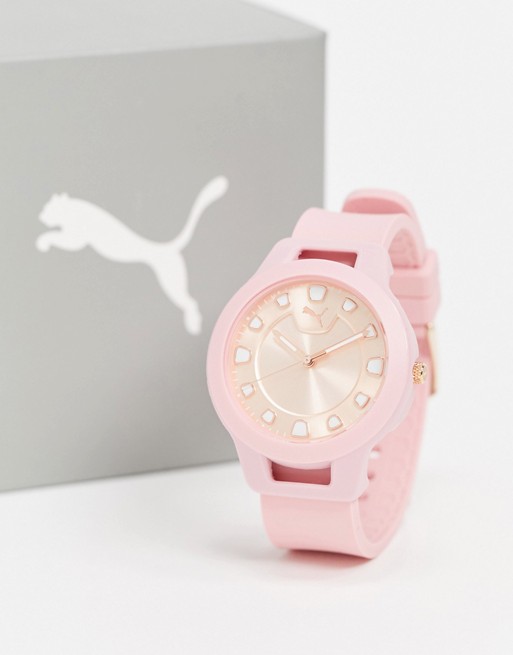 Puma watch in pink