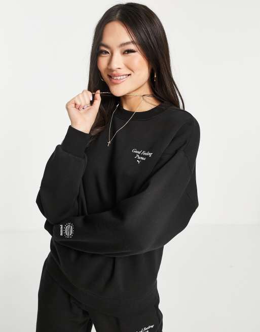 Puma Wellness Club sweatshirt in black | ASOS