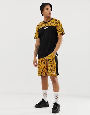 Puma Wild Pack shorts in tiger print | ASOS