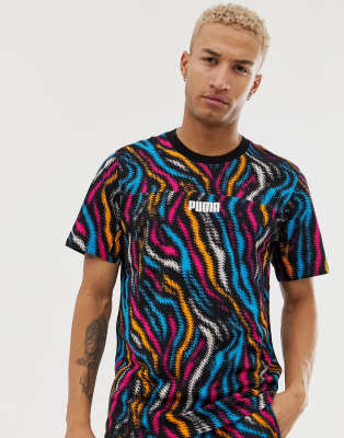 Puma Wild Pack t-shirt in animal print 