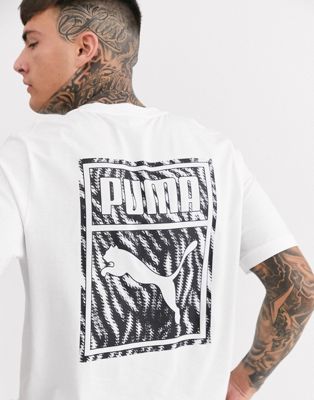 Puma - Wild pack - T-shirt in wit