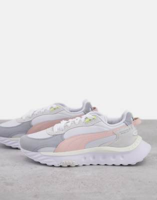 puma wild rider white
