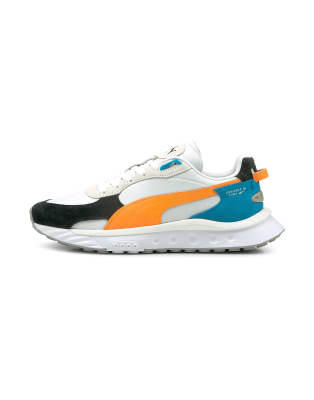 puma white orange