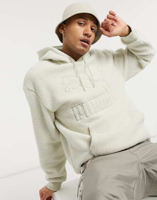 Puma cream sale hoodie