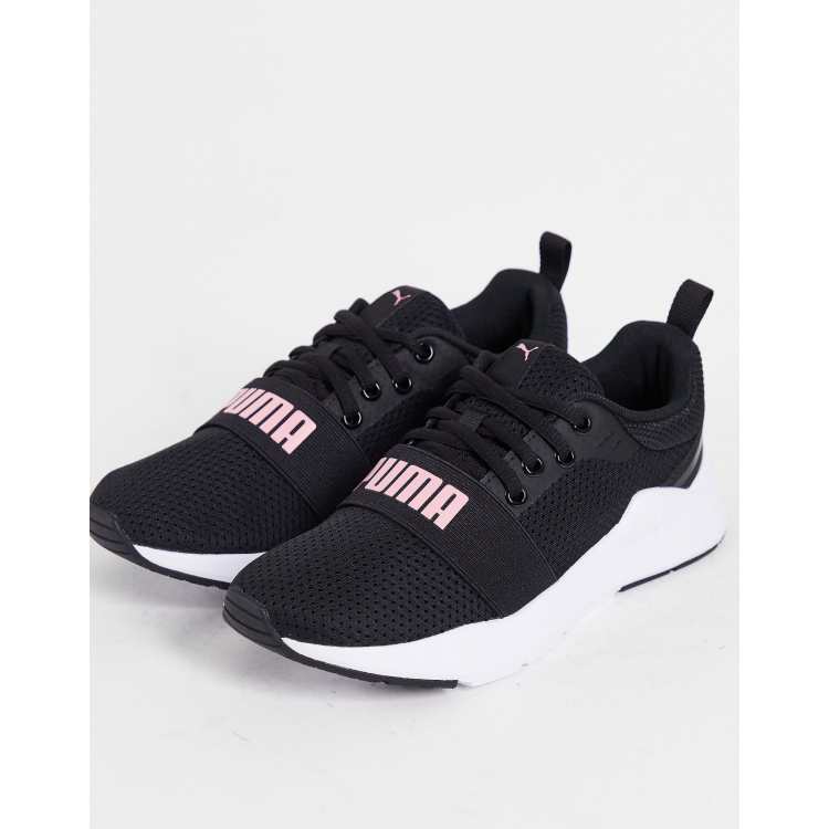 Puma Wired run trainers in black