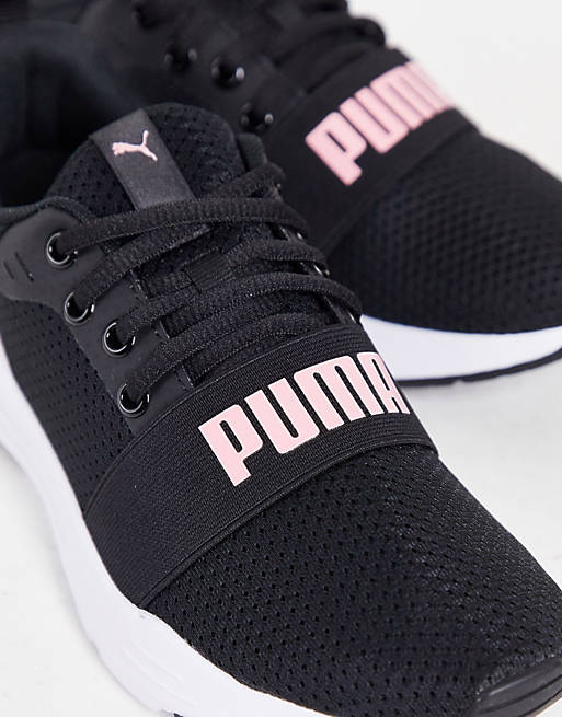Delegation Belong Remain Puma Wired run trainers in black | ASOS