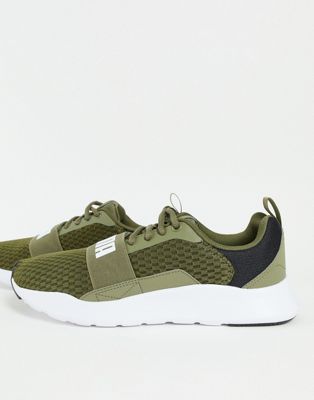 Puma Wired trainers in green