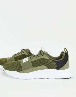 puma wired trainers grey