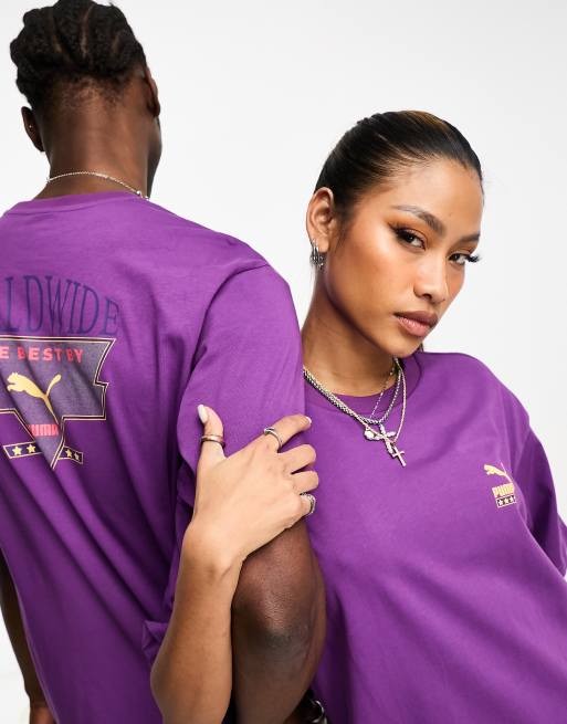 Purple hot sale puma shirt