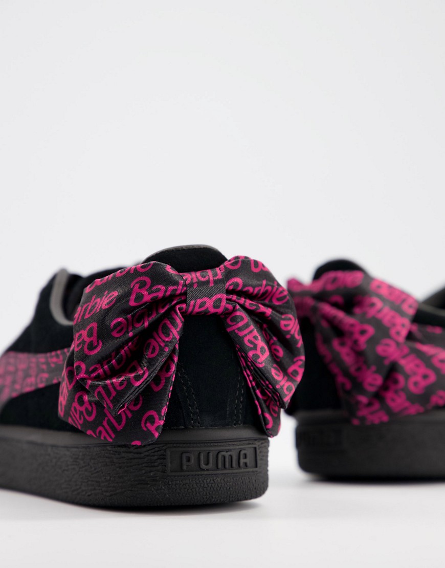 Puma x Barbie - Klassieke sneakers van suède in zwart