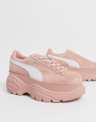 Puma X Buffalo - Sneakers classiche scamosciate rosa delicato | ASOS