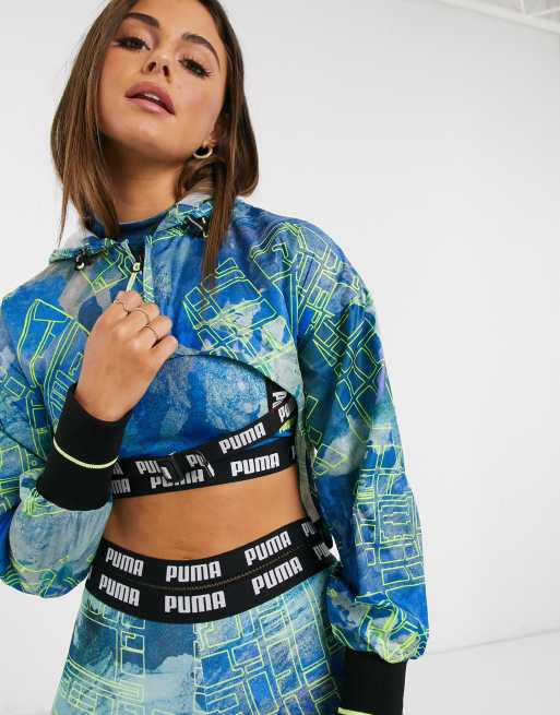 Puma on sale cropped jacket