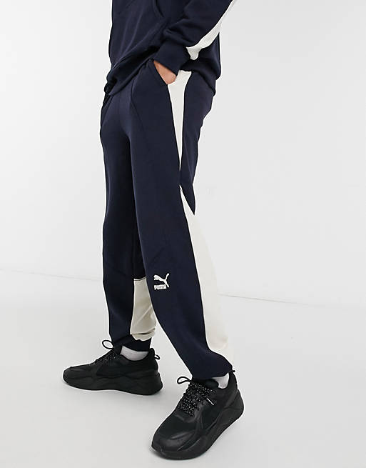 Tracksuits Puma x Central Saint Martins logo sweatpants in navy with white detail 