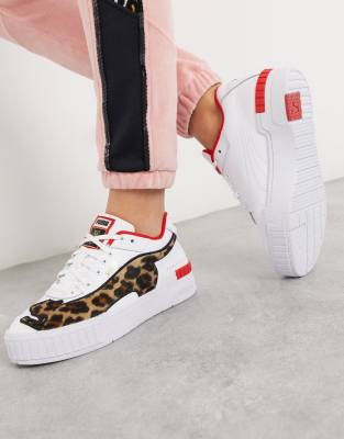 puma sneakers leopard print