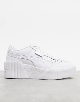 puma cali triple white sneakers