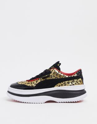 puma plateforme noir