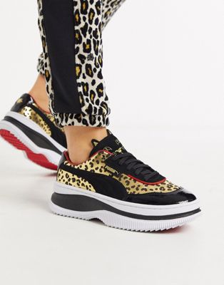 puma leopard print sneakers