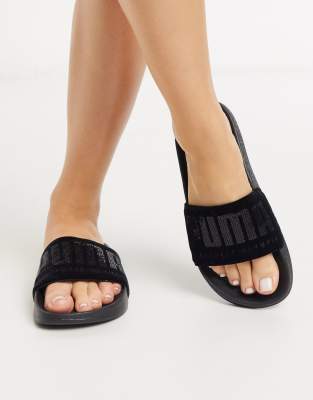 puma closed toe sandals