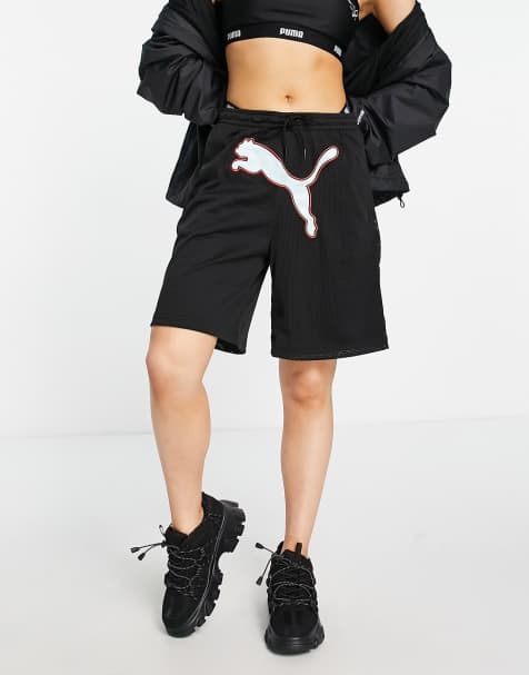 Puma X DUA LIPA Basketball Shorts in black - BLACK