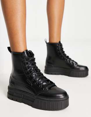 Puma x Dua Lipa Mayze boot in black | ASOS