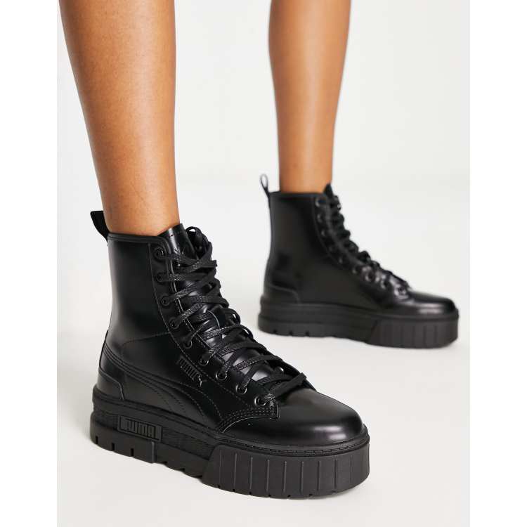 Puma x Dua Lipa Mayze boots in black ASOS