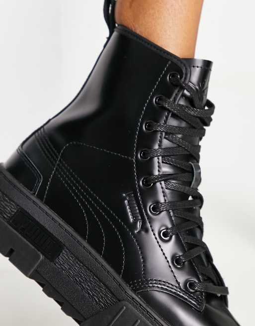 PUMA x Dua Lipa mayze platform boots in black