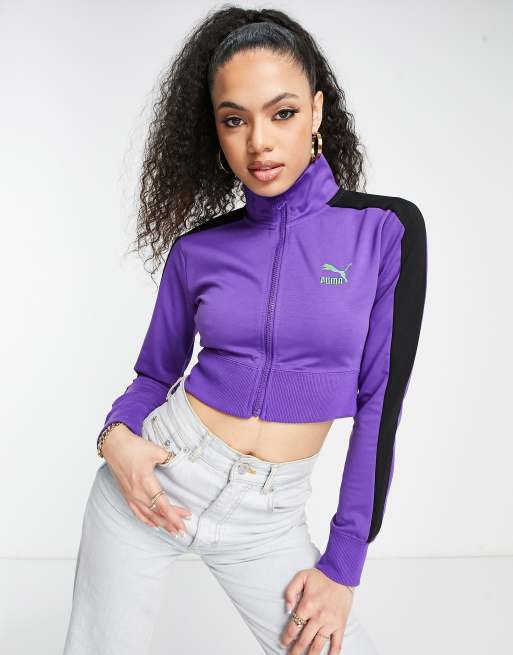 Purple on sale puma jacket