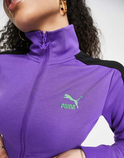 Purple puma hot sale tracksuit