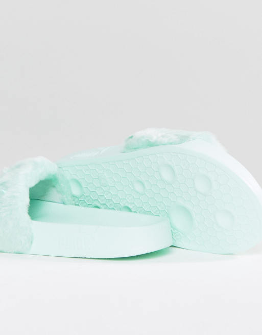 Puma X Fenty Claquettes en fausse fourrure