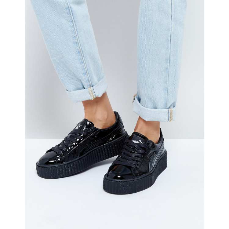 Puma creepers outlet bianche e argento