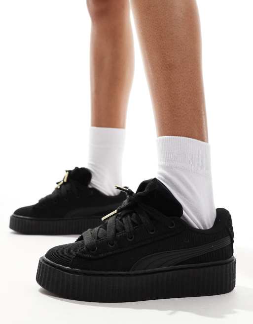 PUMA x Fenty creeper trainers in black ClassicfuncenterShops Fato de Banho Puma Aop Swimsuit cinzento branco mulher