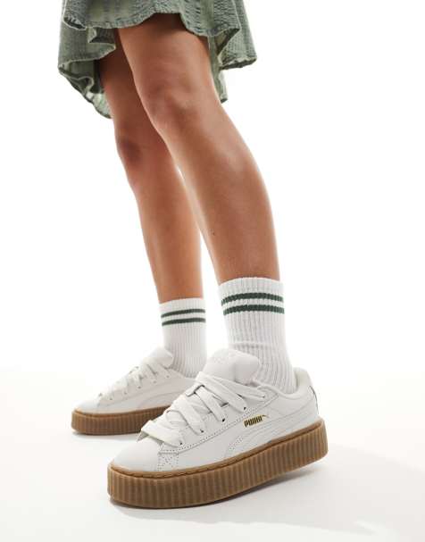 Puma x Fenty creeper trainers in off white