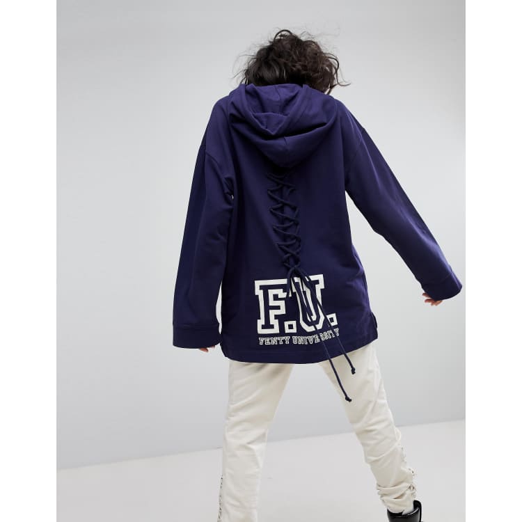 Puma fenty hoodie discount with side lacing