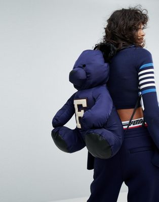 fenty puma teddy bear backpack