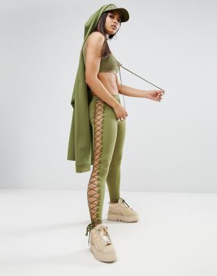 fenty puma lace up leggings