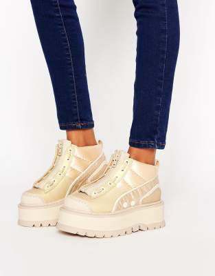 fenty puma strap platform sneaker boots