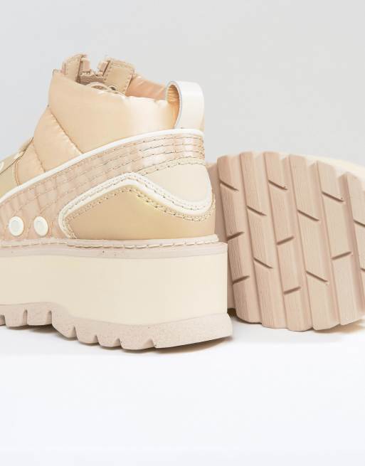 fenty platform sneaker boots