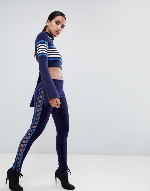 Puma Fenty by Rihanna Lace-Up Velour Legging