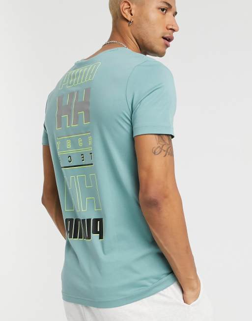 Puma x Helly Hansen logo t-shirt in blue