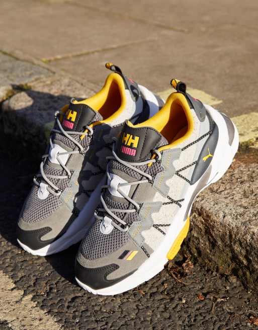 Puma x Helly Hansen lqd cell sneakers in gray