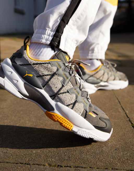 Puma x Helly Hansen lqd cell sneakers in gray