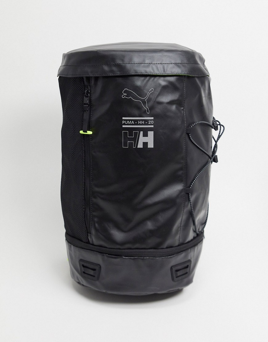 Puma x Helly Hansen – Svart ryggsäck med stor logga