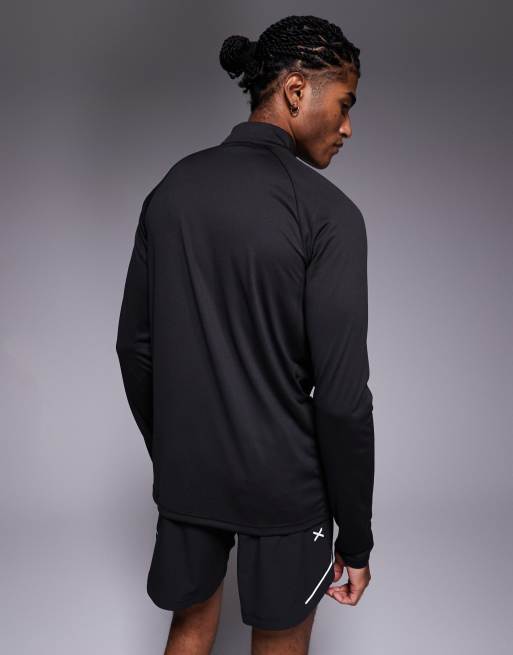 Puma x Hyrox 1/4 zip top in black | ASOS