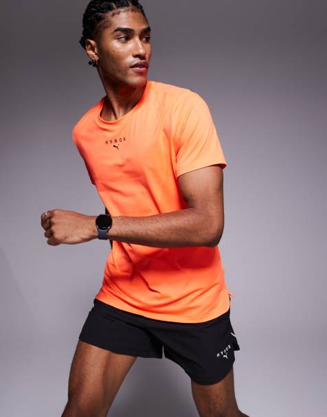 Puma x Hyrox cloudspun thermoadapt t-shirt in glowing red 