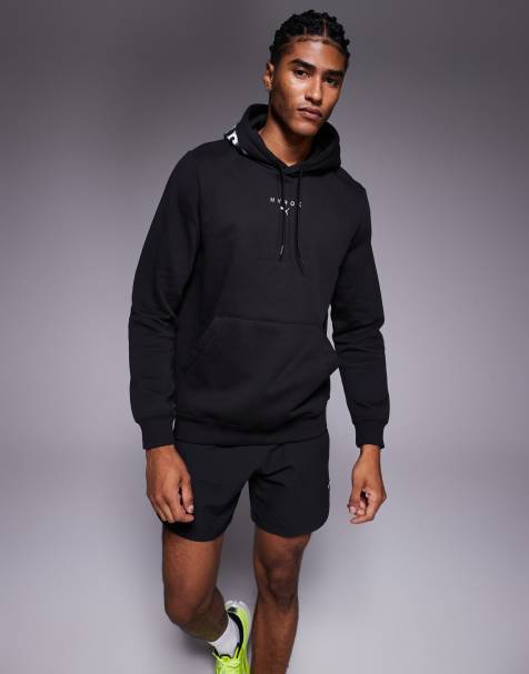 Puma x Hyrox heavyweight hoodie in black - view 1